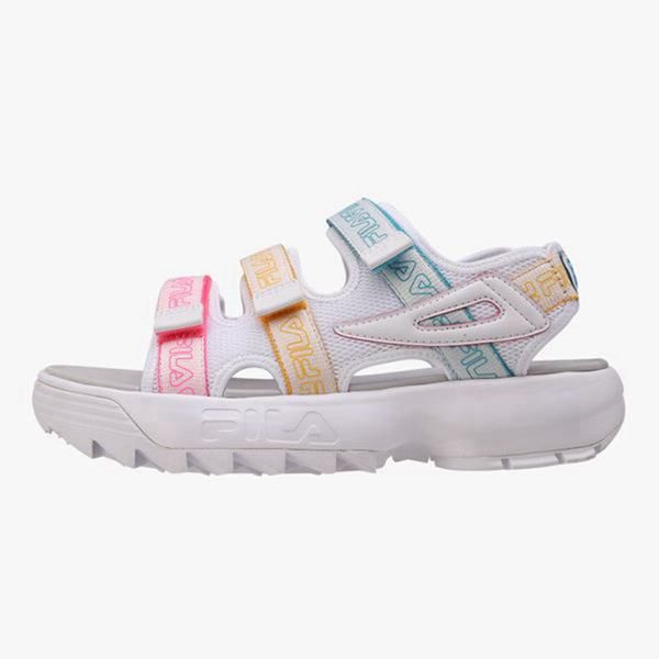 Sandalias Fila Hombre Blancas - Ss Disruptor Sd Pipey - España 206384BNS